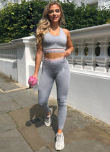 Load image into Gallery viewer, Gym King Sport Power Bra - Grey Marl