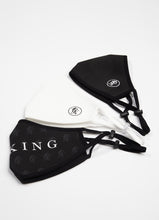 Load image into Gallery viewer, Gym King Nano Face Mask (3pk) - Black/White