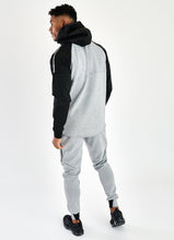 Load image into Gallery viewer, Gym King Lombardi Reflective Poly Tracksuit Top - Grey Marl/Black