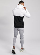 Load image into Gallery viewer, Gym King Chiba Poly Tracksuit Bottoms - Grey Marl/White