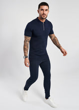 Load image into Gallery viewer, GK Victor Zip Polo - Navy